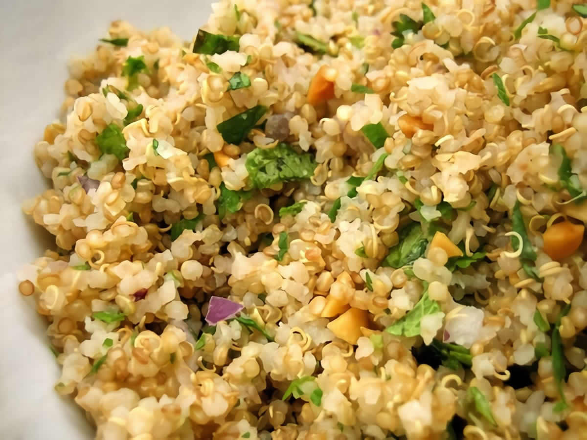 Como preparar quinoa con vegetales al horno